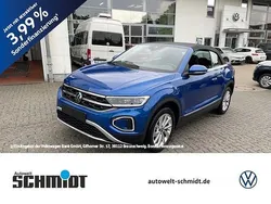Ravennablau metallic Gebraucht 2024 VW T-Roc Cabriolet Style Cabrio | 31.698 € (Superpreis)