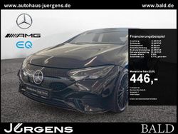 Obsidianschwarz metallic Gebraucht 2024 Mercedes EQE300 AMG Limousine | 53.790 € (Fairer Preis)