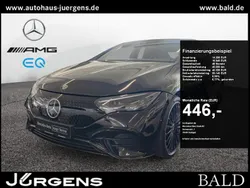 Obsidianschwarz metallic Gebraucht 2024 Mercedes EQE300 AMG Limousine | 53.790 € (Etwas zu teuer)