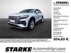 Gletscherweiß metallic Gebraucht 2022 Audi Q4 Sportback e-tron Comfort SUV | 28.470 € (Fairer Preis)