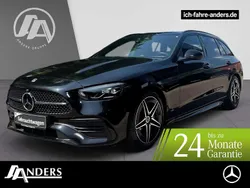 Schwarz metallic Gebraucht 2023 Mercedes C220 AMG Kombi | 39.450 € (Fairer Preis)