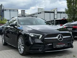 Schwarz Gebraucht 2022 Mercedes A200 AMG line Limousine | 29.990 € (Fairer Preis)