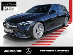 Metalliclack obsidianschwarz Gebraucht 2024 Mercedes C220 AMG Kombi | 40.990 € (Guter Preis)