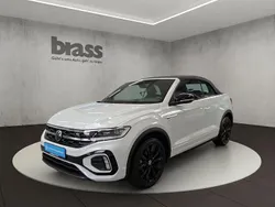 Pure white/schwarz Gebraucht 2023 VW T-Roc Cabriolet R-line Cabrio | 31.900 € (Fairer Preis)