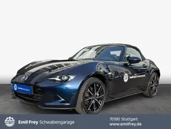 Deep crystal blue metallic Gebraucht 2024 Mazda MX5 Exclusive-Line Cabrio | 35.590 € (Teuer)
