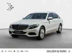 Polarweiss Gebraucht 2018 Mercedes C200 Exclusive Kombi | 22.490 € (Fairer Preis)