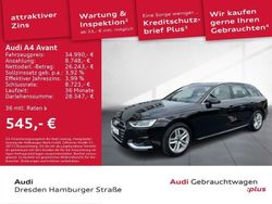 Mythosschwarz metallic Gebraucht 2024 Audi A4 Advanced Plus Kombi | 35.890 € (Teuer)