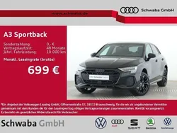 Schwarz Neu 2025 Audi A3 Sportback e-tron S-Line Limousine | 54.990 € (Teuer)