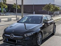Schwarz Gebraucht 2018 Mercedes A160 AMG line Limousine | 21.490 € (Teuer)