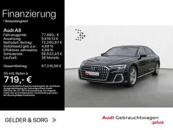 Mythosschwarz metallic Gebraucht 2024 Audi A8L Sport Limousine | 77.880 € (Superpreis)