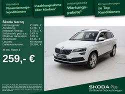 Moonweiß perleffekt Gebraucht 2018 Skoda Karoq Style SUV | 21.889 € (Fairer Preis)