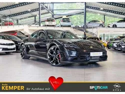 Schwarz (metallic) Gebraucht 2020 Porsche Taycan 4S Limousine | 59.590 € (Guter Preis)