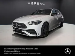 Polarweiß Gebraucht 2025 Mercedes C200 AMG line Kombi | 47.890 € (Teuer)
