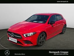 Rot Gebraucht 2019 Mercedes A180 AMG line Limousine | 26.450 € (Fairer Preis)