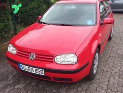 Rot Gebraucht 2002 VW Golf IV Limousine | 1.490 € (Fairer Preis)
