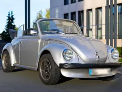 Silber Gebraucht 1976 VW Käfer Classicline Cabrio | 32.900 €