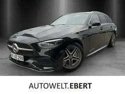 Lack obsidianschwarz Gebraucht 2024 Mercedes C220 AMG Kombi | 51.880 € (Teuer)