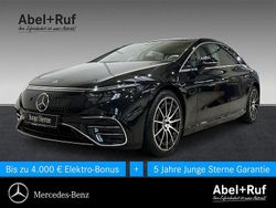 Lack obsidianschwarz Gebraucht 2022 Mercedes EQS450+ AMG Limousine | 64.949 € (Teuer)