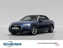 Navarrablau metallic verdeck s Gebraucht 2024 Audi A5 Cabriolet Sport Cabrio | 44.890 € (Etwas zu teuer)