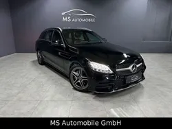 Schwarz Gebraucht 2019 Mercedes C220 AMG line Kombi | 24.990 € (Fairer Preis)