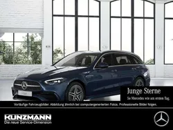 Sodalithblau metallic Gebraucht 2024 Mercedes C220 AMG Kombi | 38.560 € (Fairer Preis)