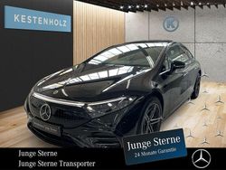 Metalliclack obsidianschwarz Gebraucht 2024 Mercedes EQS450+ AMG Limousine | 84.220 €