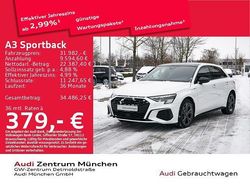 Ibisweiß Gebraucht 2023 Audi A3 Sportback e-tron S-Line Kleinwagen | 31.982 € (Etwas zu teuer)