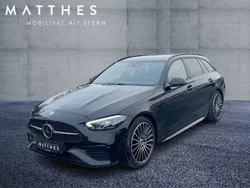 Schwarz Gebraucht 2024 Mercedes C220 AMG Kombi | 45.199 € (Etwas zu teuer)