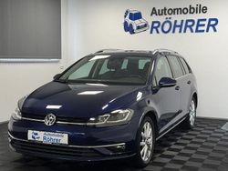 Blau atlantic blue metallic (metallic) Gebraucht 2017 VW Golf VII Highline Kombi | 17.400 € (Fairer Preis)
