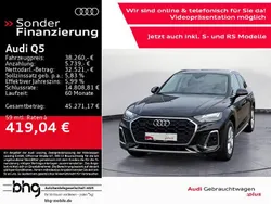 Mythosschwarz metallic Gebraucht 2022 Audi Q5 S-Line SUV | 38.260 € (Etwas zu teuer)