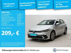 Silber Gebraucht 2022 VW Polo Life Limousine | 17.489 € (Guter Preis)