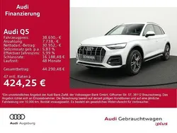 Gletscherweiß metallic Gebraucht 2022 Audi Q5 Advanced Plus SUV | 38.690 € (Fairer Preis)