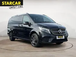 Obsidianschwarz metallic Gebraucht 2024 Mercedes V300 Avantgarde Van / Kleinbus | 73.970 € (Teuer)