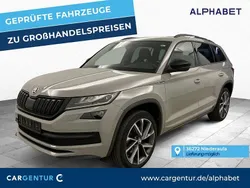 Stahl grau uni Gebraucht 2021 Skoda Kodiaq SportLine SUV | 28.790 € (Superpreis)