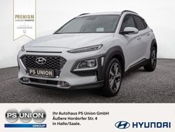 Weiss / chalk white (metallic) Gebraucht 2020 Hyundai Kona Premium SUV | 16.990 € (Fairer Preis)
