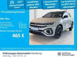 Ascotgrau schwarz Gebraucht 2024 VW T-Roc R-line SUV | 37.390 € (Teuer)