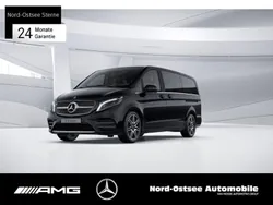 Obsidianschwarz metallic Gebraucht 2021 Mercedes V300 Exclusive Van / Kleinbus | 61.890 € (Superpreis)