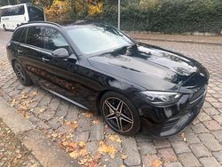 Schwarz Gebraucht 2022 Mercedes C200 AMG line Kombi | 25.300 € (Etwas zu teuer)