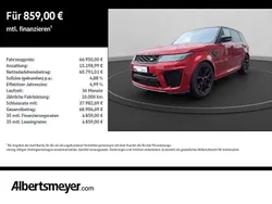 Rot Gebraucht 2018 Land Rover Range Rover Sport SVR SUV | 66.950 € (Teuer)