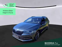 Quarzgrau metallic Gebraucht 2021 Skoda Superb SportLine Kombi | 26.930 € (Fairer Preis)