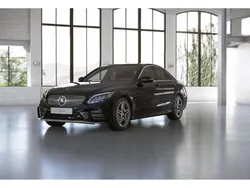 Schwarz Gebraucht 2021 Mercedes C180 AMG Limousine | 32.458 € (Etwas zu teuer)