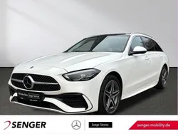 Weiß Gebraucht 2024 Mercedes C300e AMG Kombi | 46.170 € (Guter Preis)