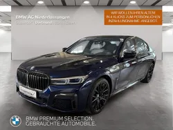 Blau Gebraucht 2022 BMW 740 Executive Limousine | 70.999 €