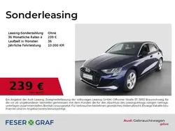 Navarrablau metallic Gebraucht 2024 Audi A3 Sportback Ambiente Limousine | 29.980 € (Guter Preis)
