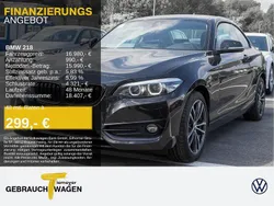 Schwarz Gebraucht 2018 BMW 218 Sport Line Coupé | 15.980 € (Superpreis)