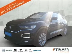 Schwarz Gebraucht 2021 VW T-Roc Cabriolet R-line Cabrio | 23.439 € (Superpreis)