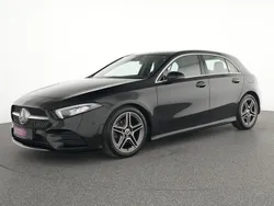 Nachtschwarz Gebraucht 2020 Mercedes A180 AMG line Limousine | 24.506 € (Fairer Preis)