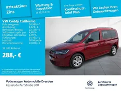 Rot Gebraucht 2021 VW Caddy California Van / Kleinbus | 26.980 € (Superpreis)