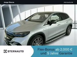 Lack hightechsilber Gebraucht 2023 Mercedes EQE350 AMG line SUV | 65.948 € (Superpreis)