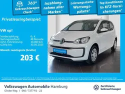 Weiß Gebraucht 2022 VW up! move up! Kleinwagen | 12.990 € (Fairer Preis)